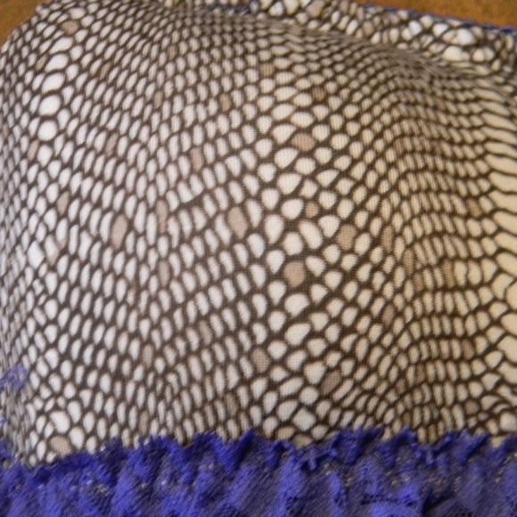 Tart Noir XS Brown Animal Print Multi Way Bra NWT - Picture 2 of 3